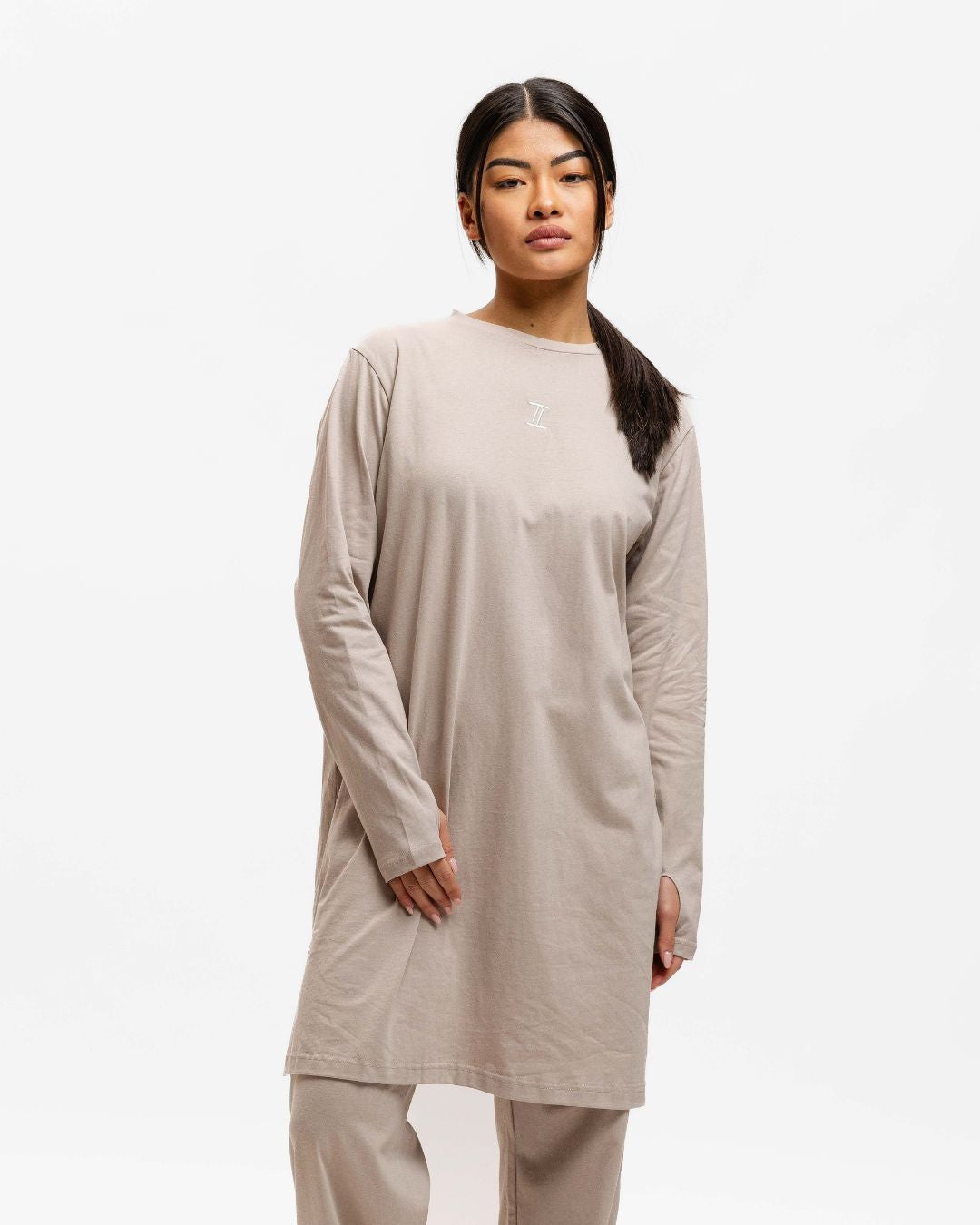 Cotton Training Top Soft Taupe