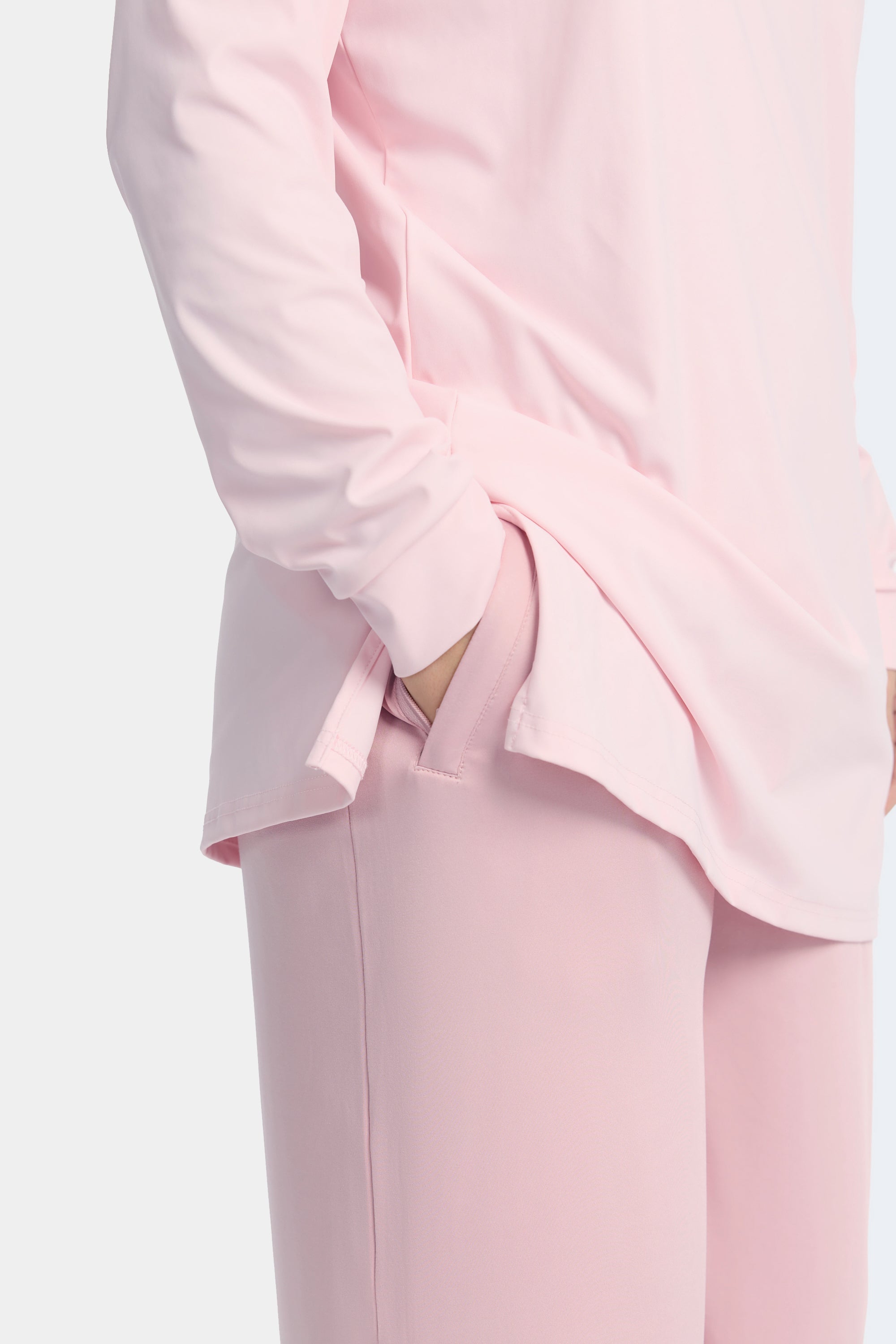 Wide Leg Pants Soft Pink