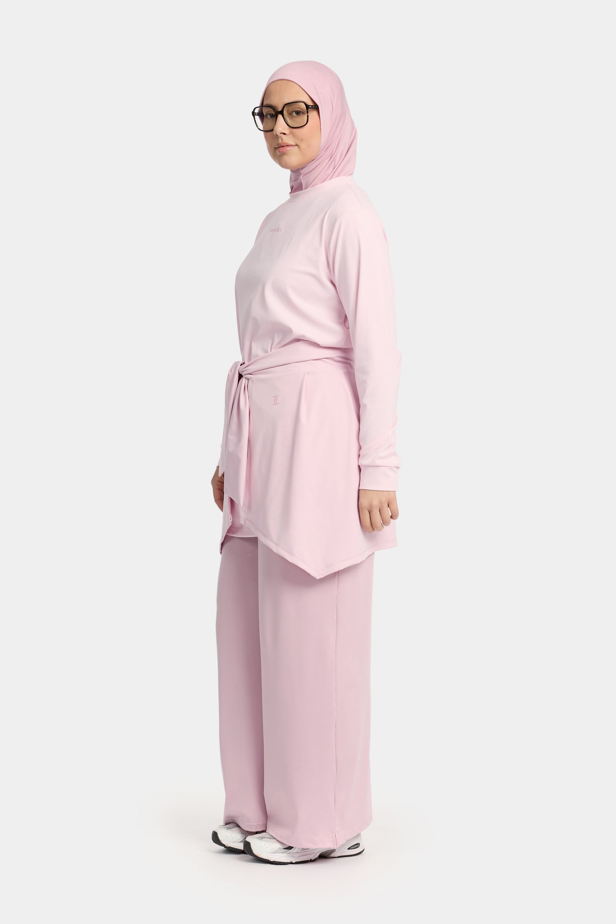 Wide Leg Pants Soft Pink