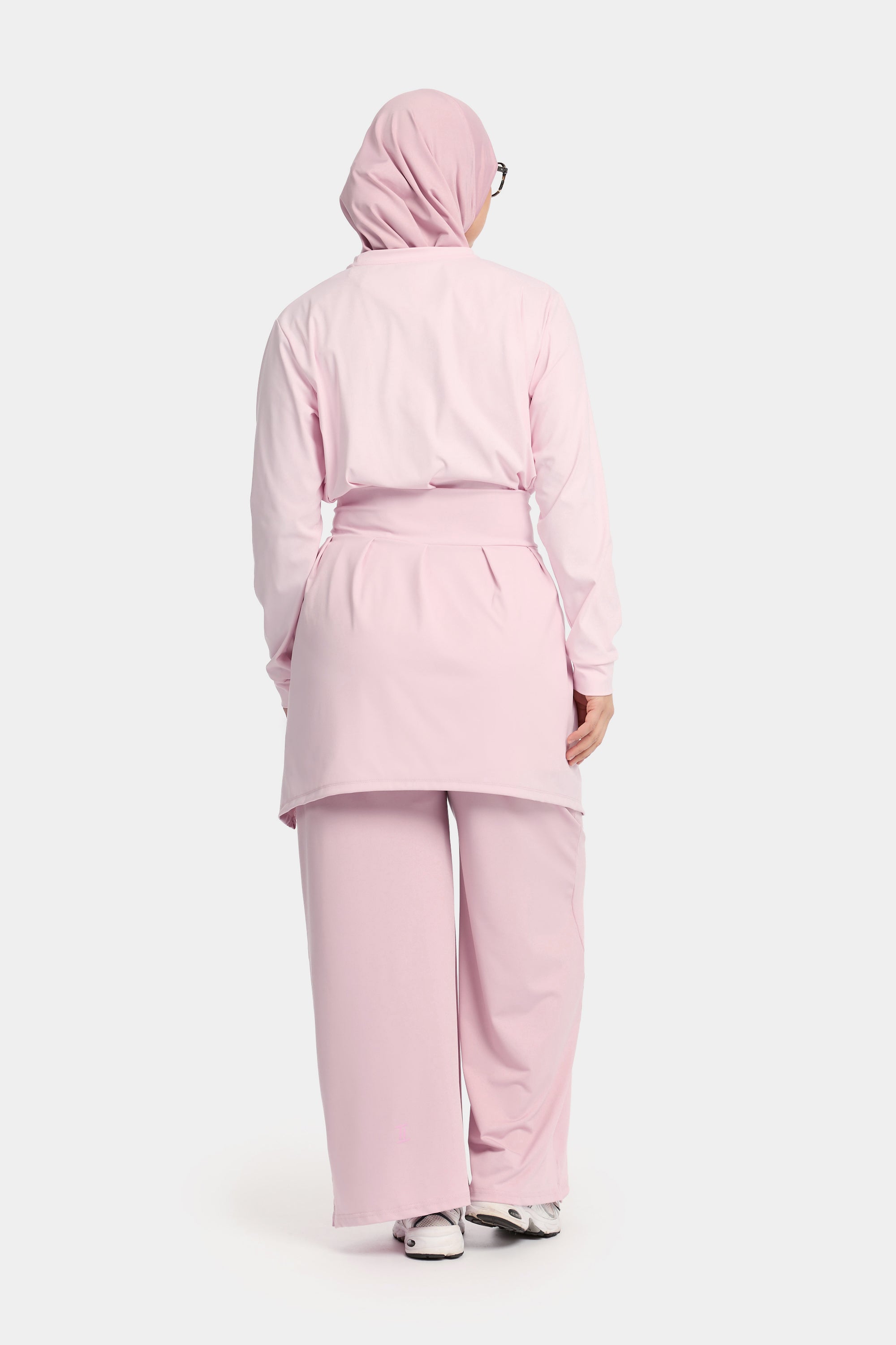 Wide Leg Pants Soft Pink