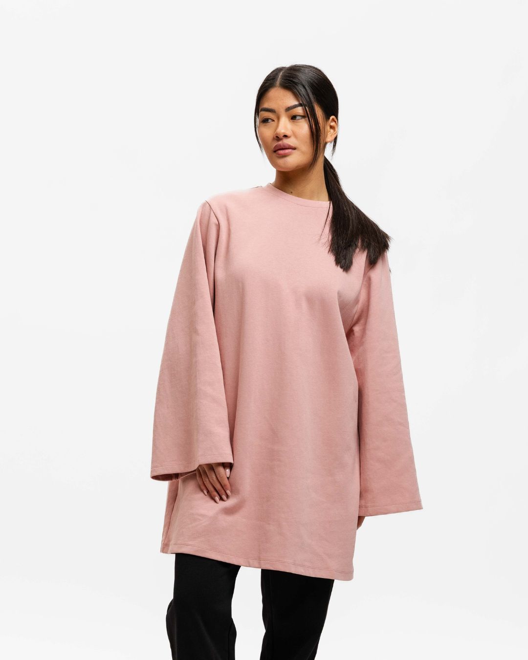 Cotton Oversized T-Shirt Dusty Pink