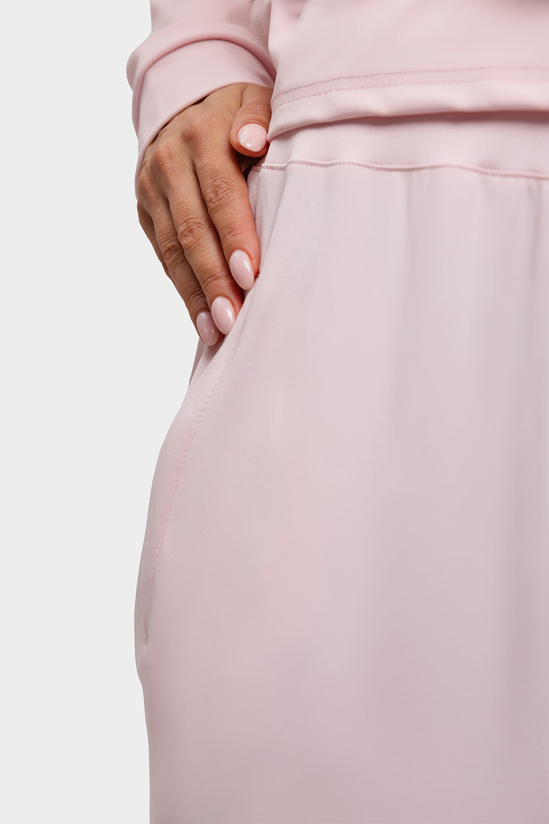 Wide Leg Pants Soft Pink