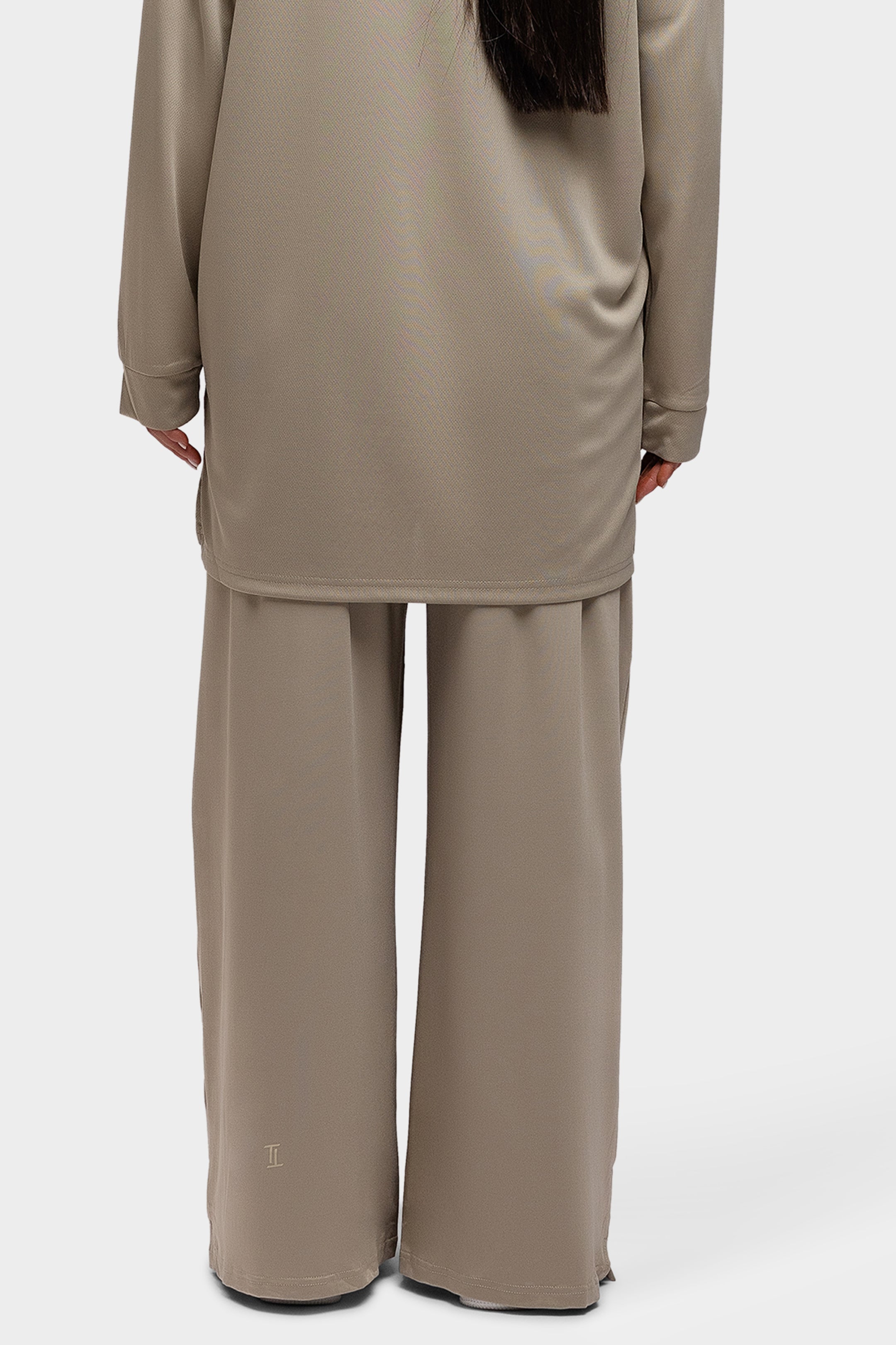 Wide Leg Pants Soft Taupe