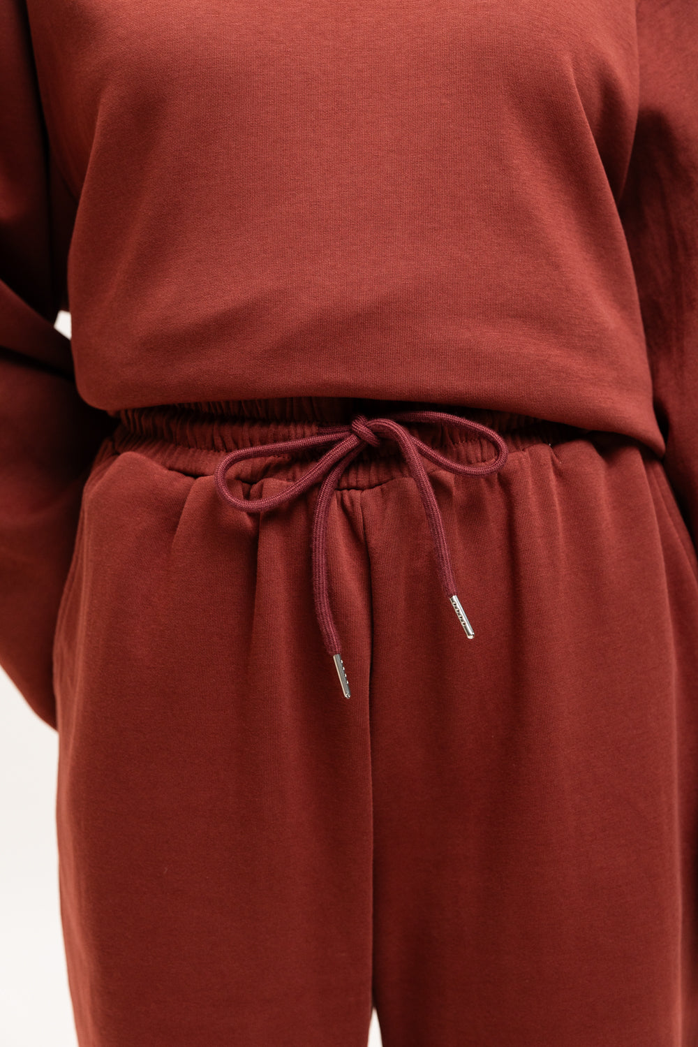 Cotton Joggers Cherry Red