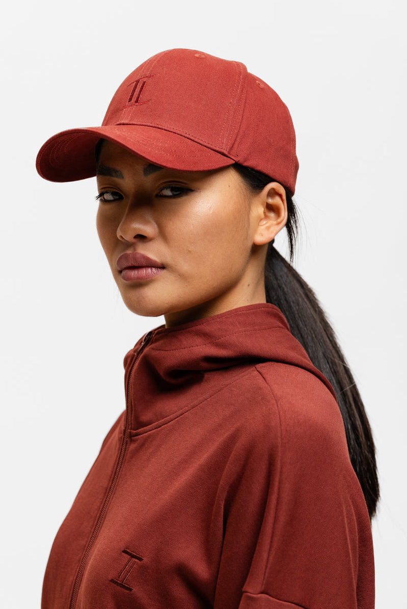 Classic Baseball Cap Cherry Red