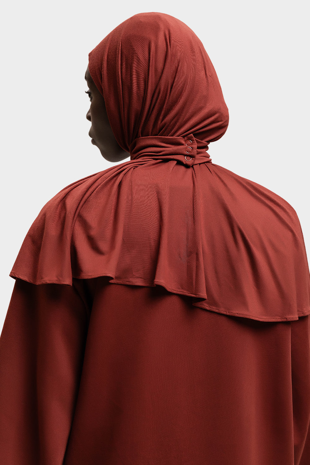 Instant Hijab Cherry Red