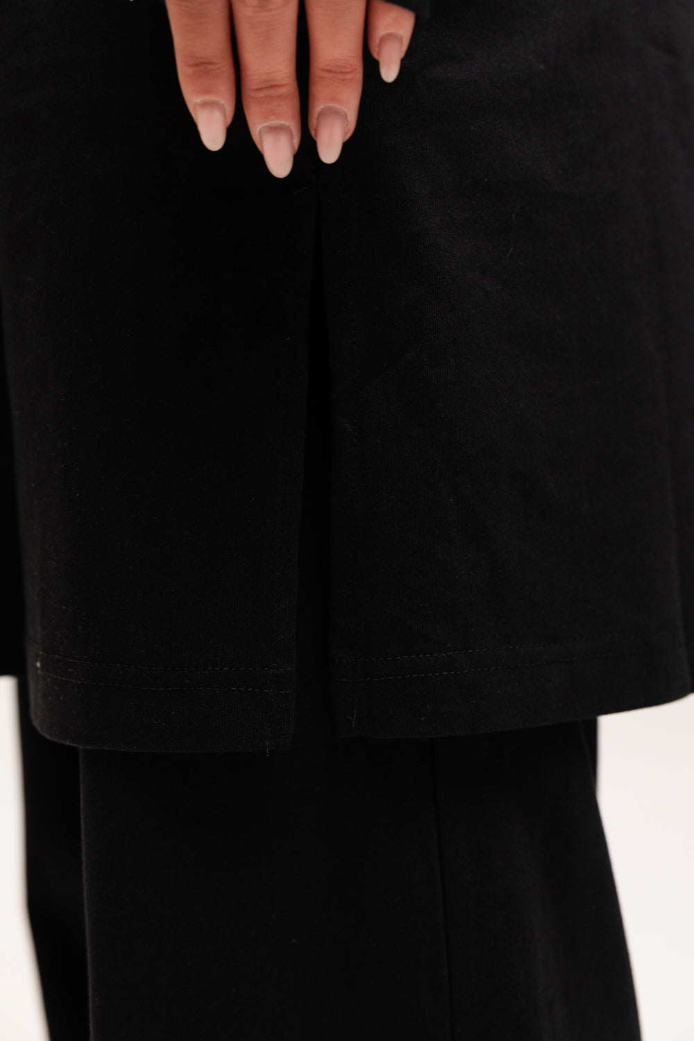 Cotton Training Top Black