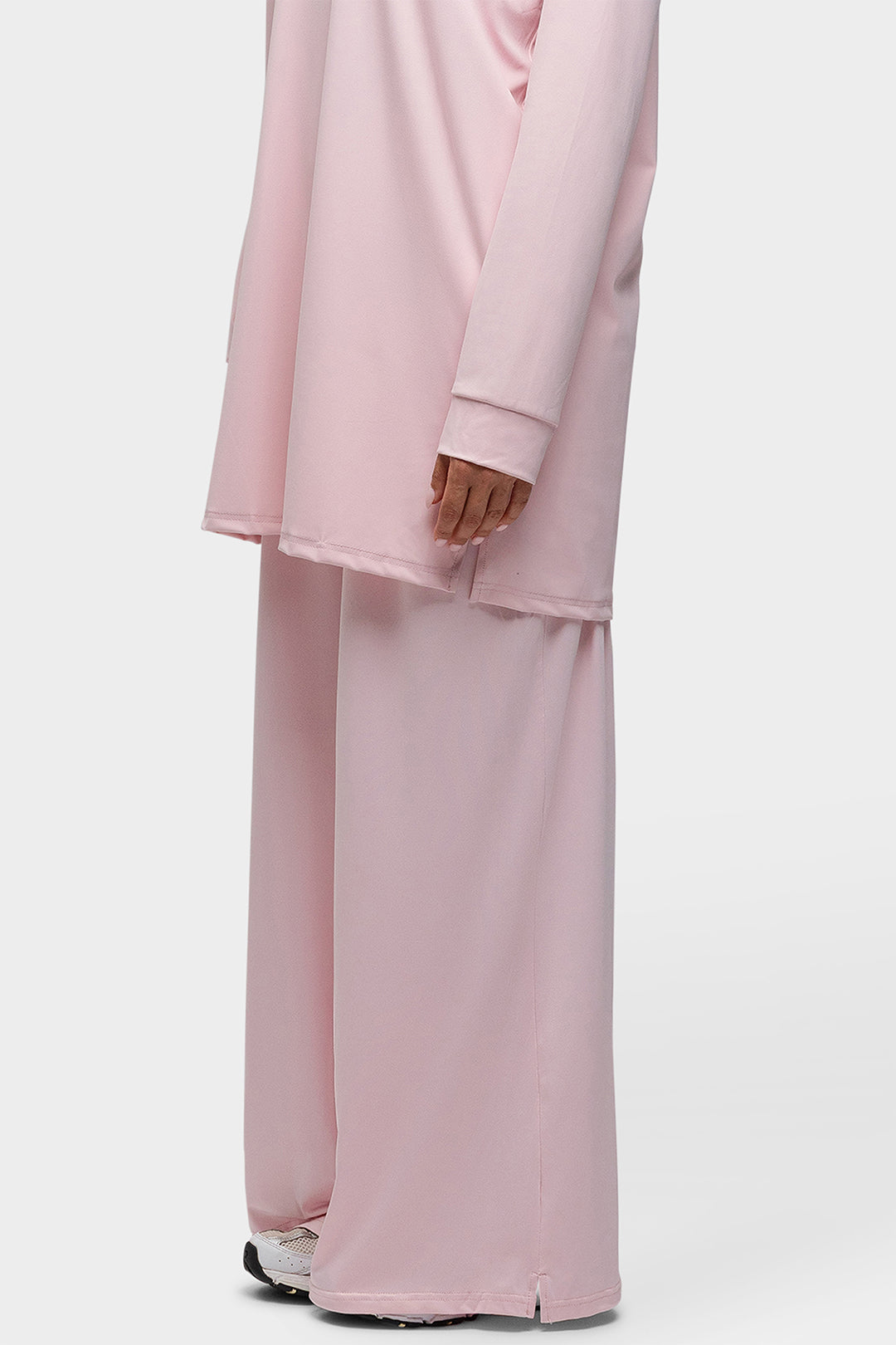 Wide Leg Pants Soft Pink