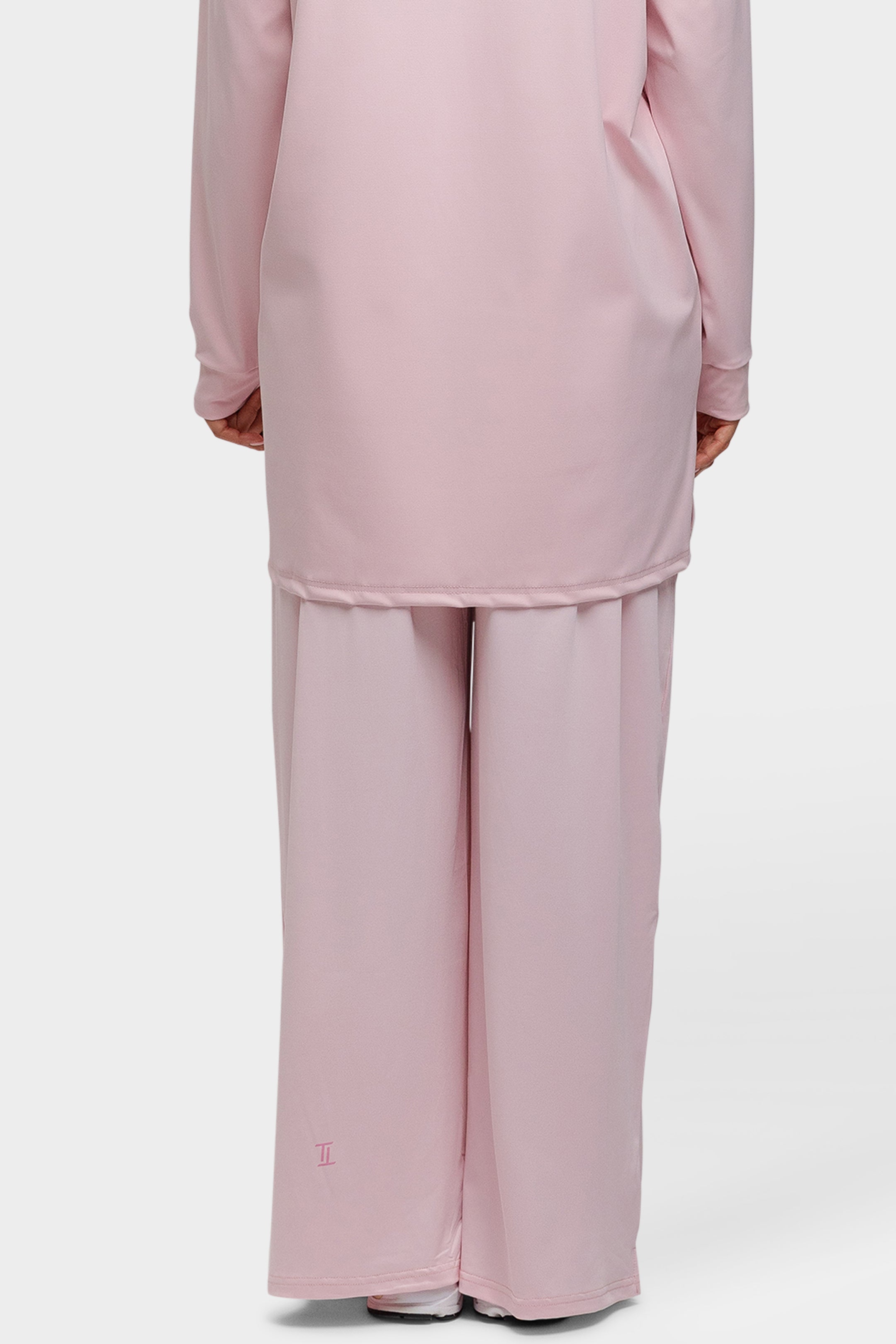 Wide Leg Pants Soft Pink