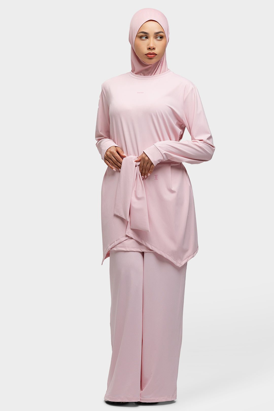 Wide Leg Pants Soft Pink