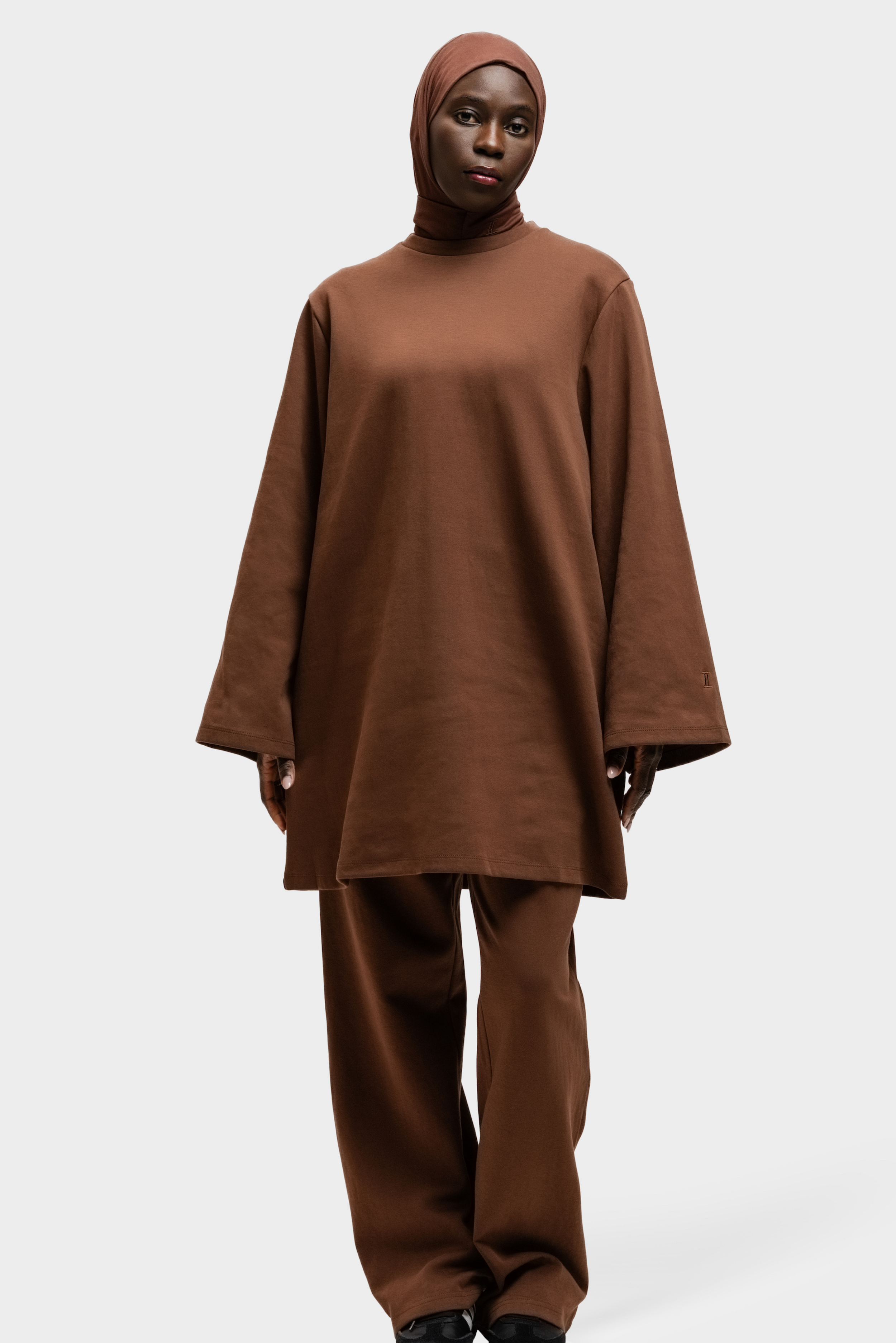 Cotton Joggers Chocolate Brown