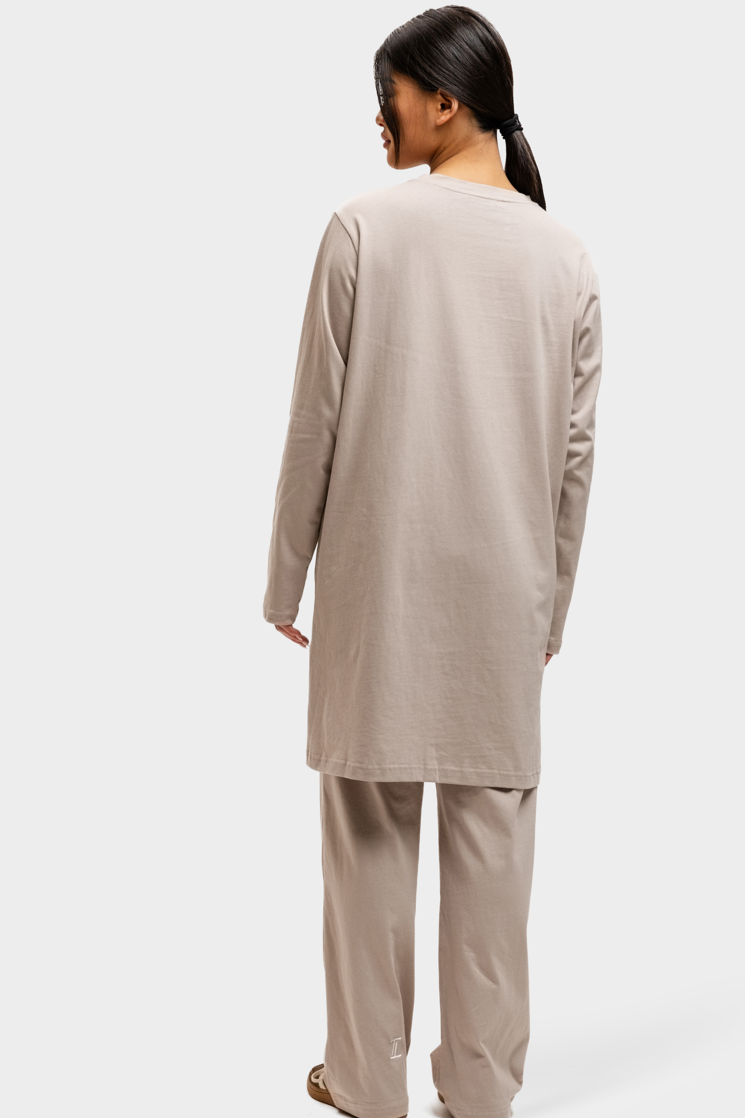 Cotton Training Top Soft Taupe