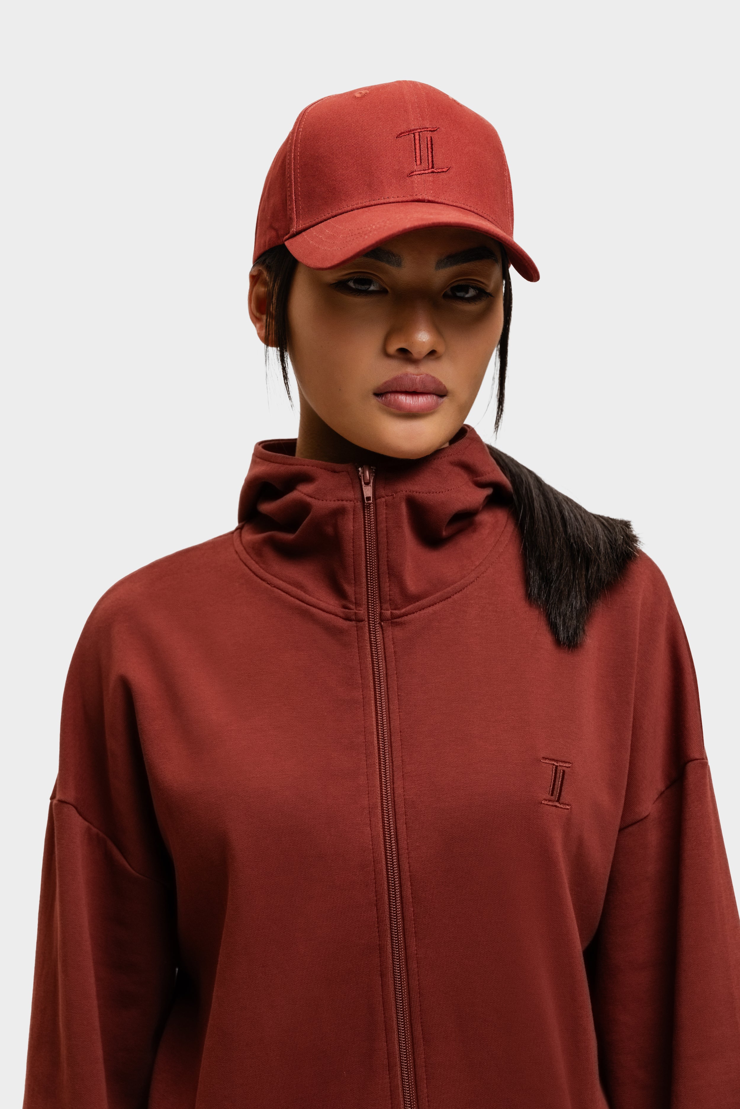 Classic Baseball Cap Cherry Red