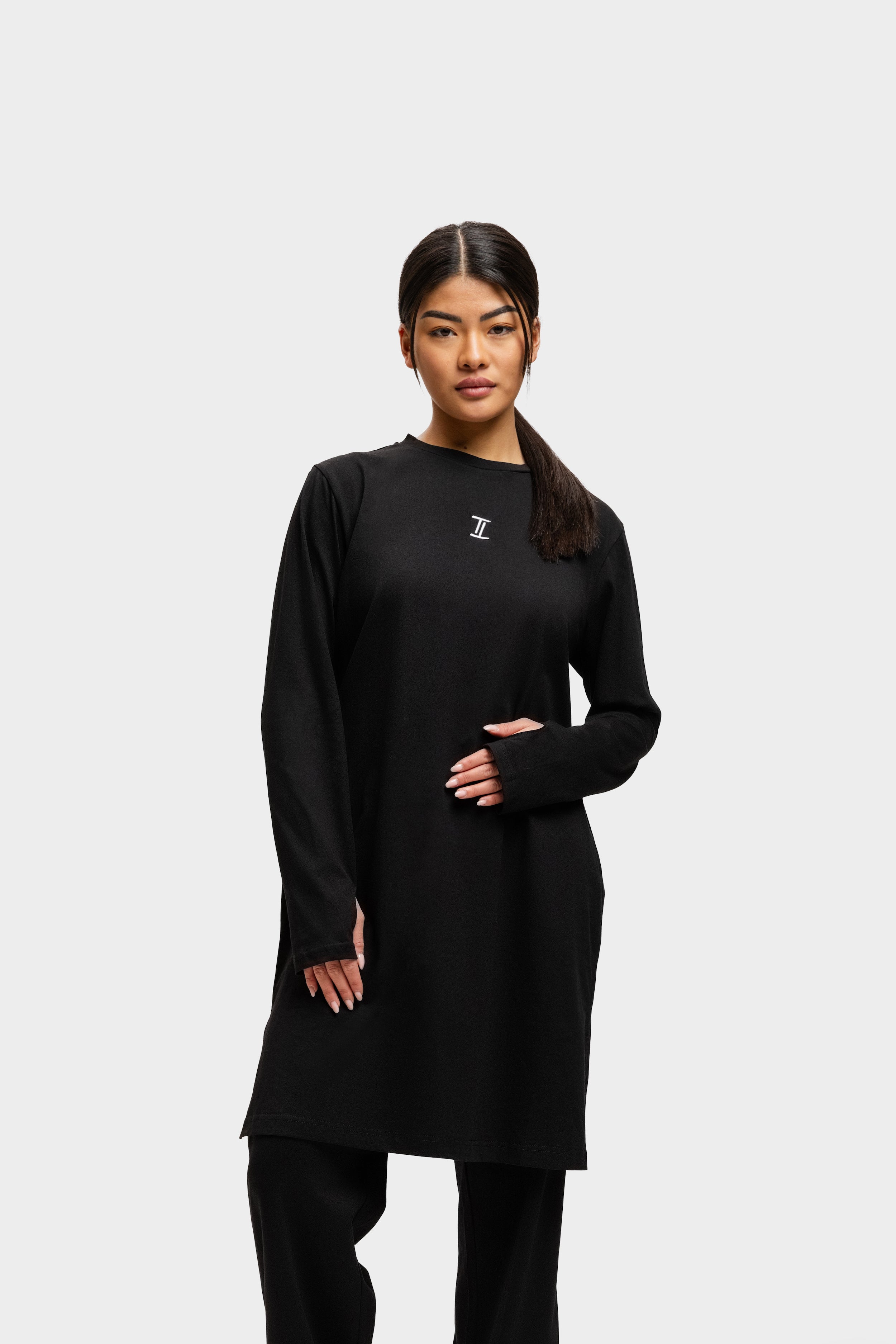 Cotton Training Top Black