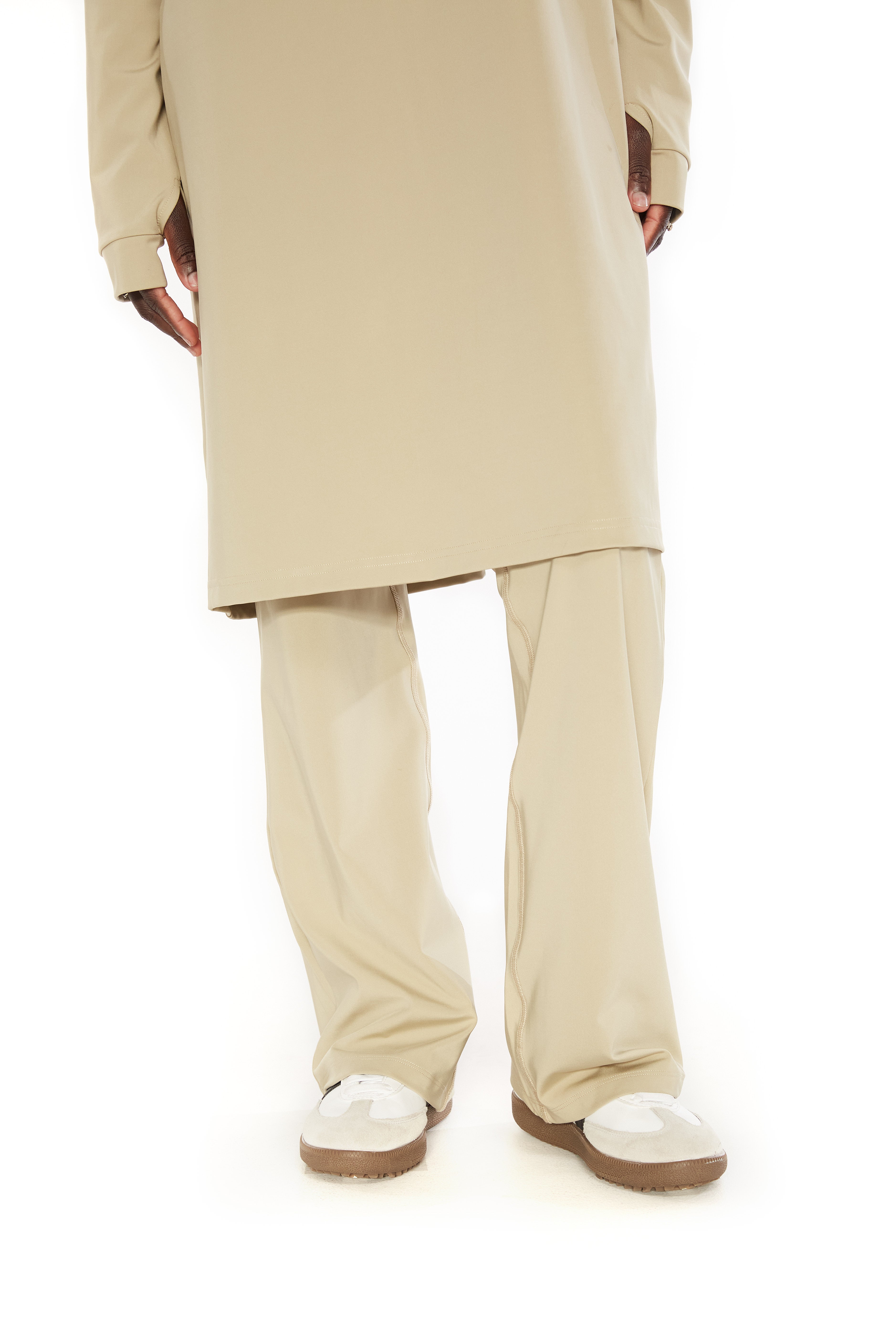 Performance Flared Leggings Khaki