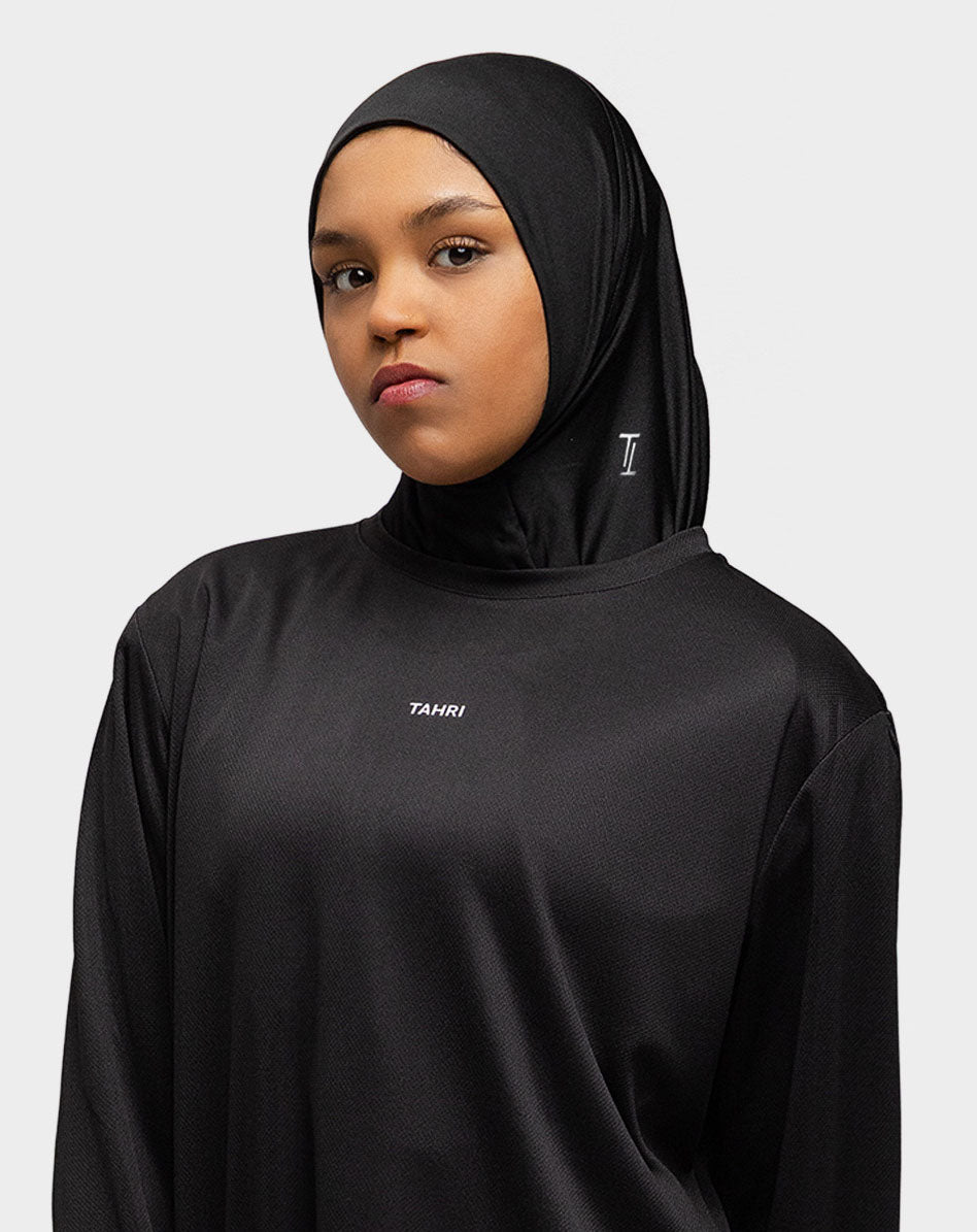 Sports Hijab Black