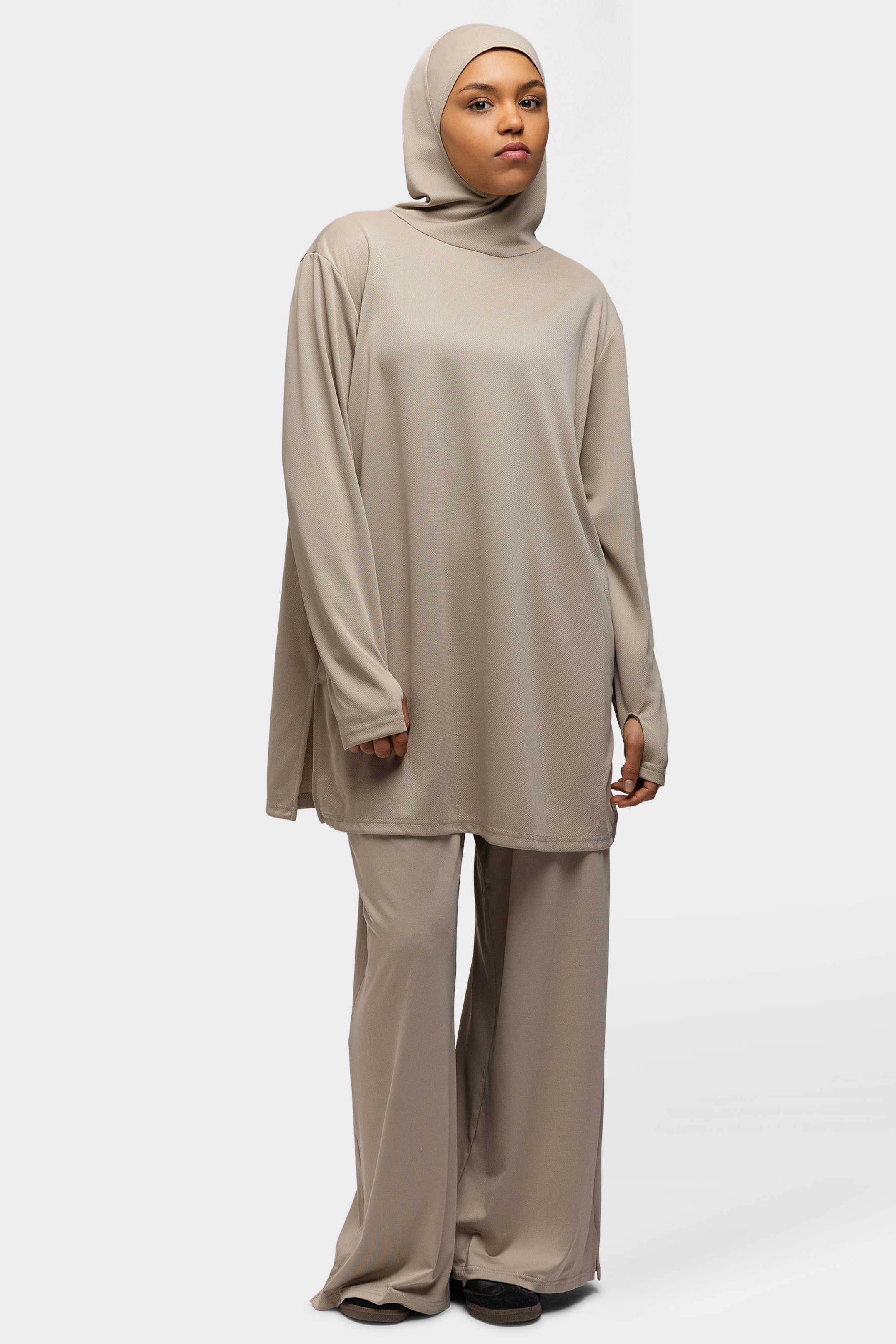 Hijab Top Soft Taupe