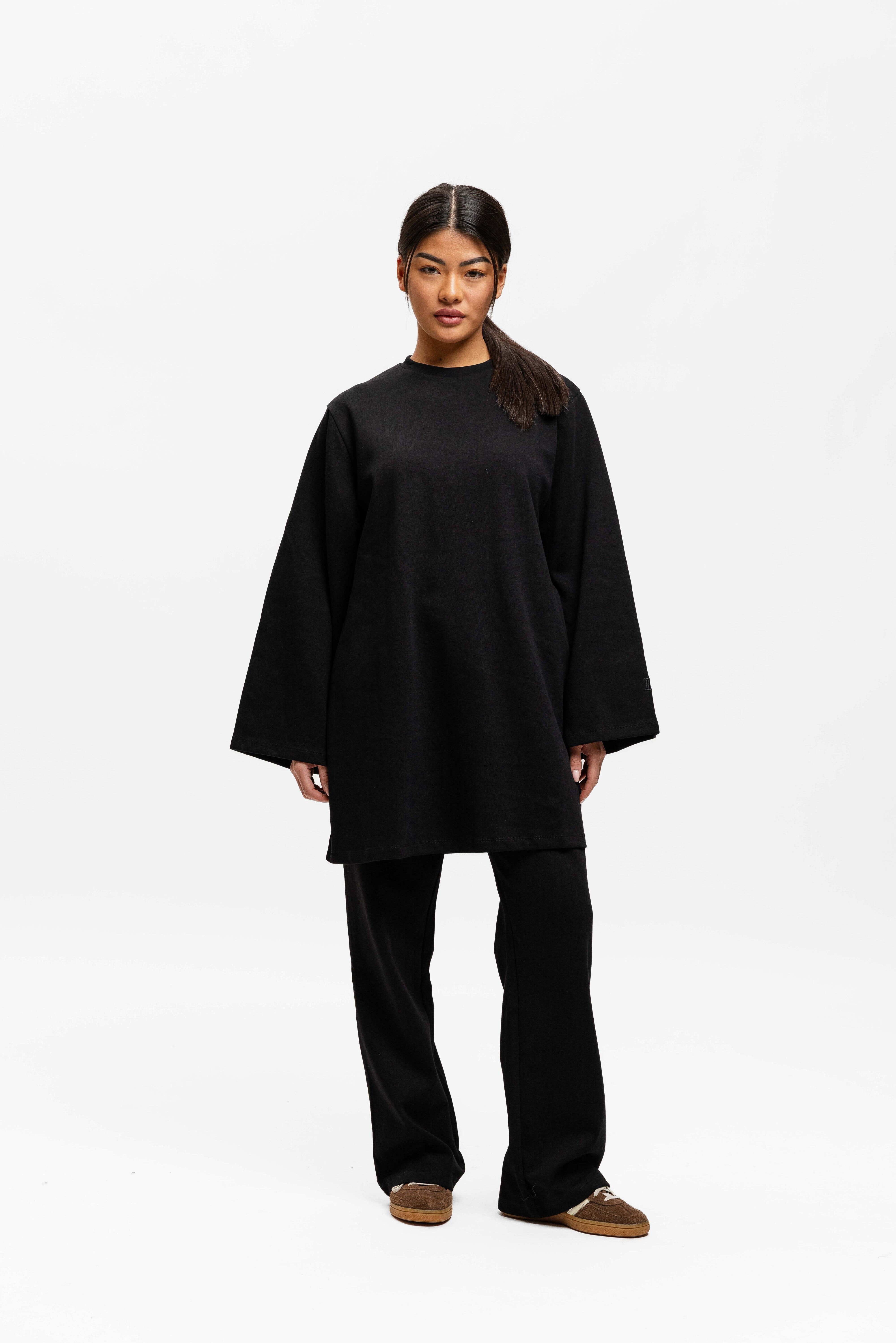 Cotton Oversized T-Shirt Black