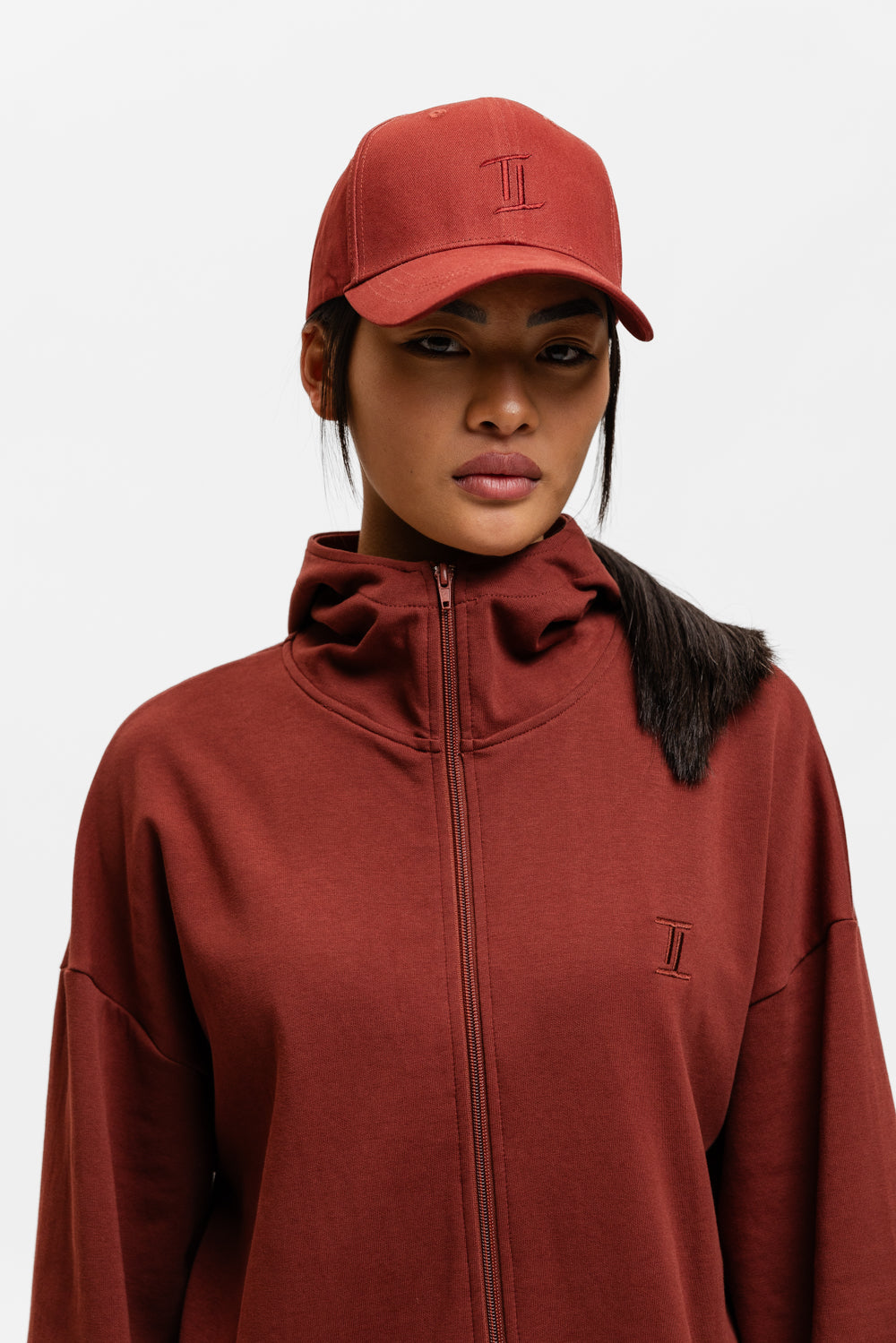 Classic Baseball Cap Cherry Red