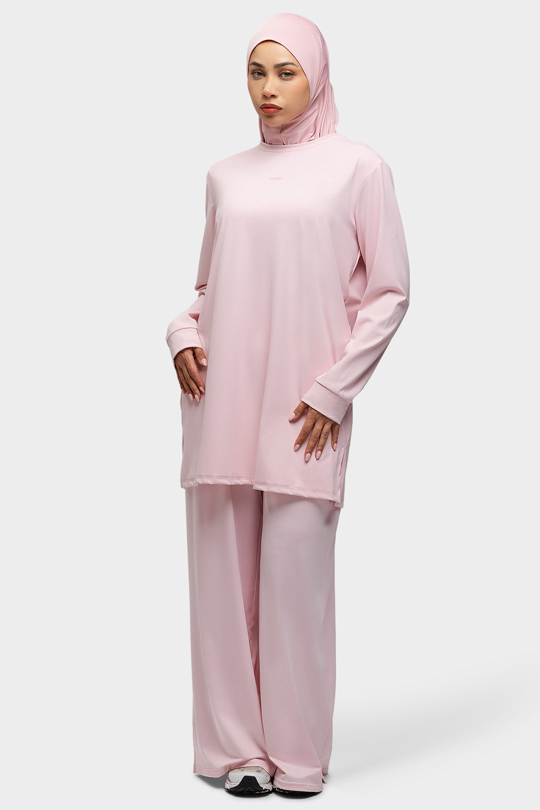 Wide Leg Pants Soft Pink