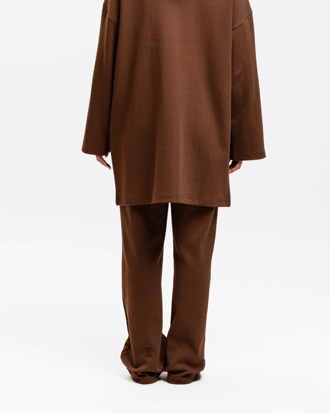 Cotton Joggers Chocolate Brown