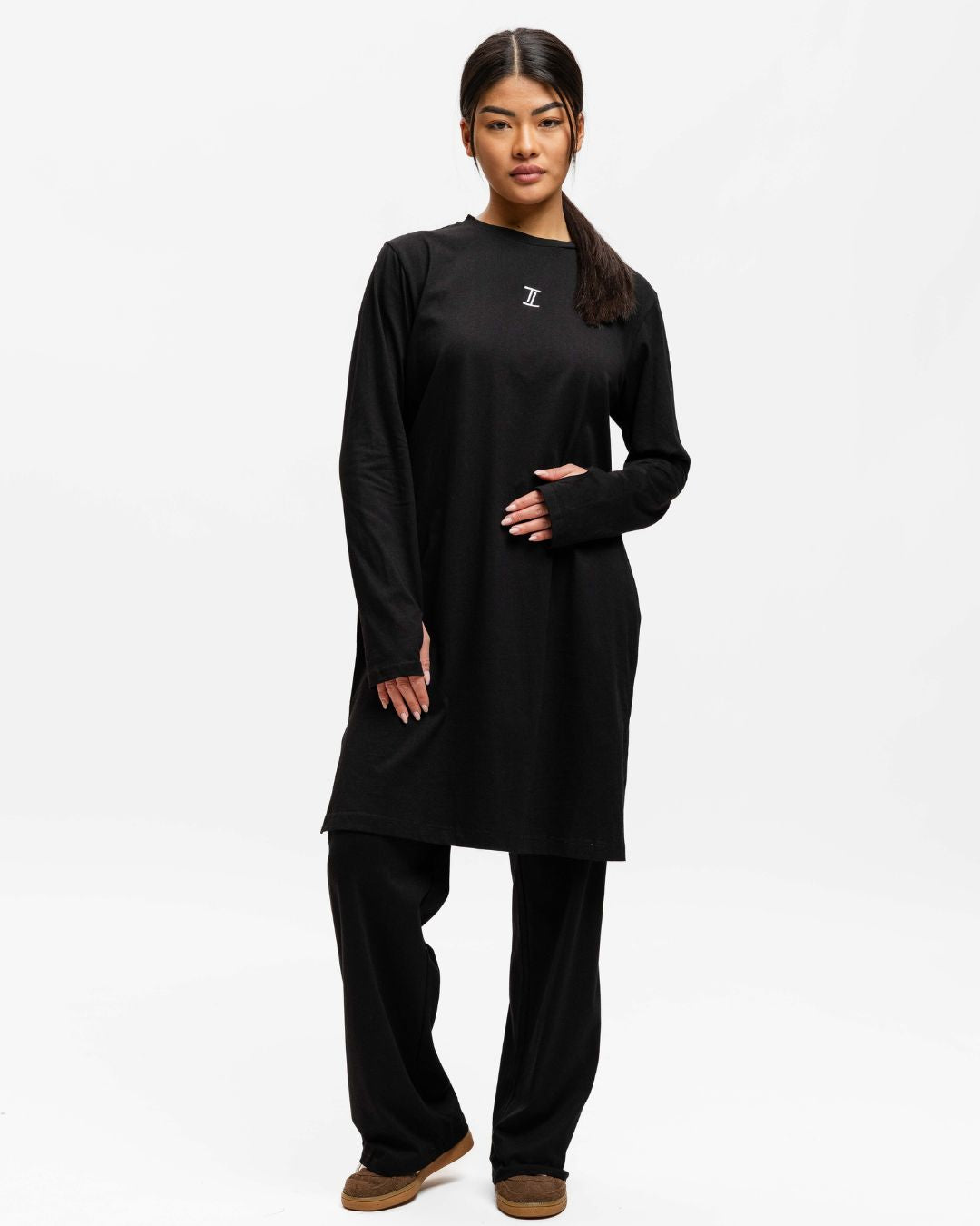 Cotton Training Top Black