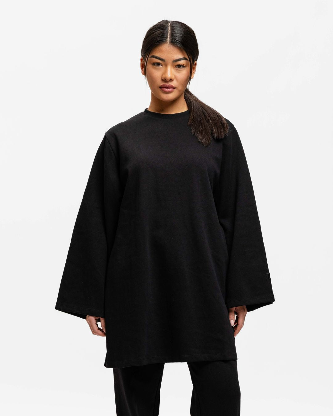 Cotton Oversized T-Shirt Black