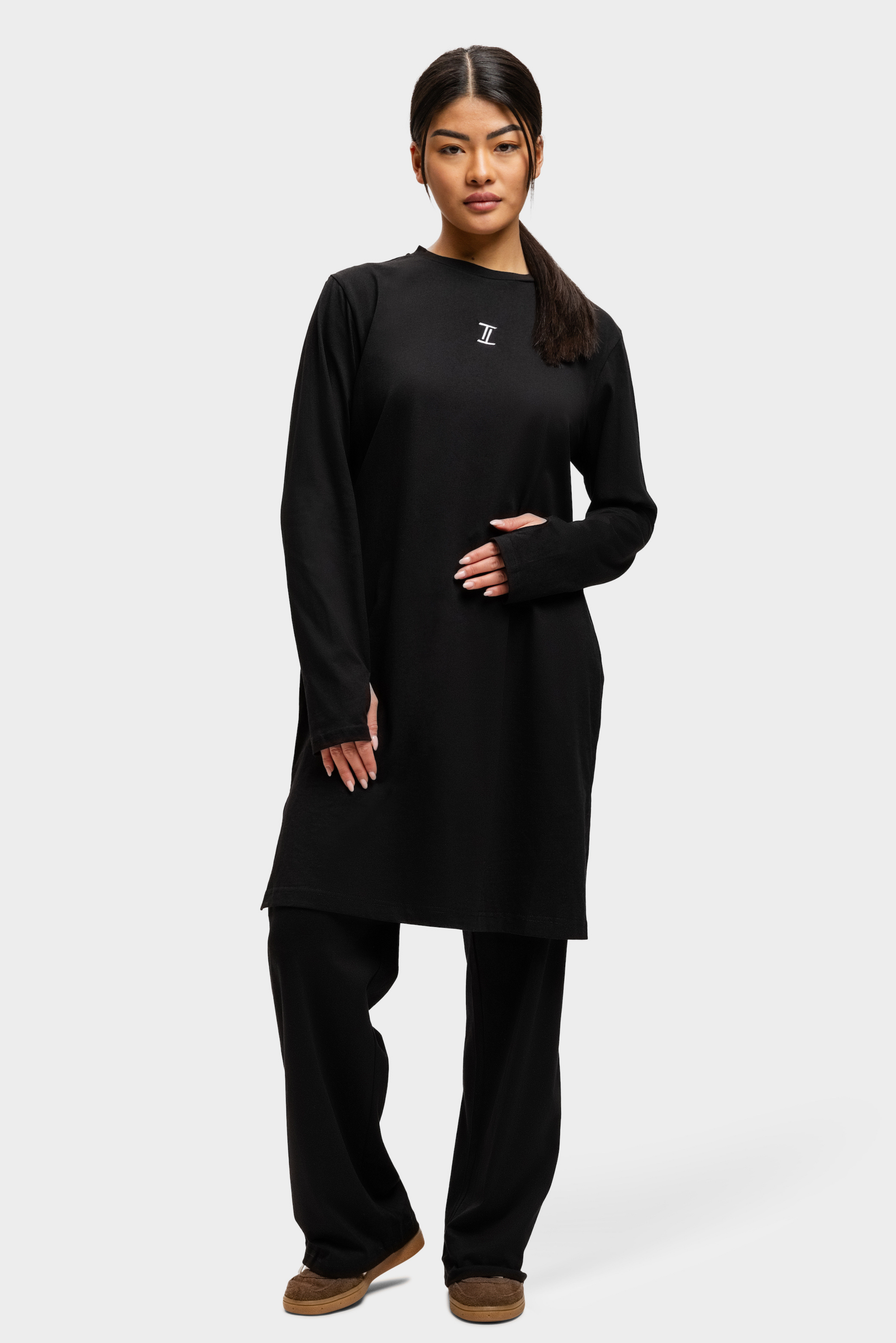 Cotton Training Top Black