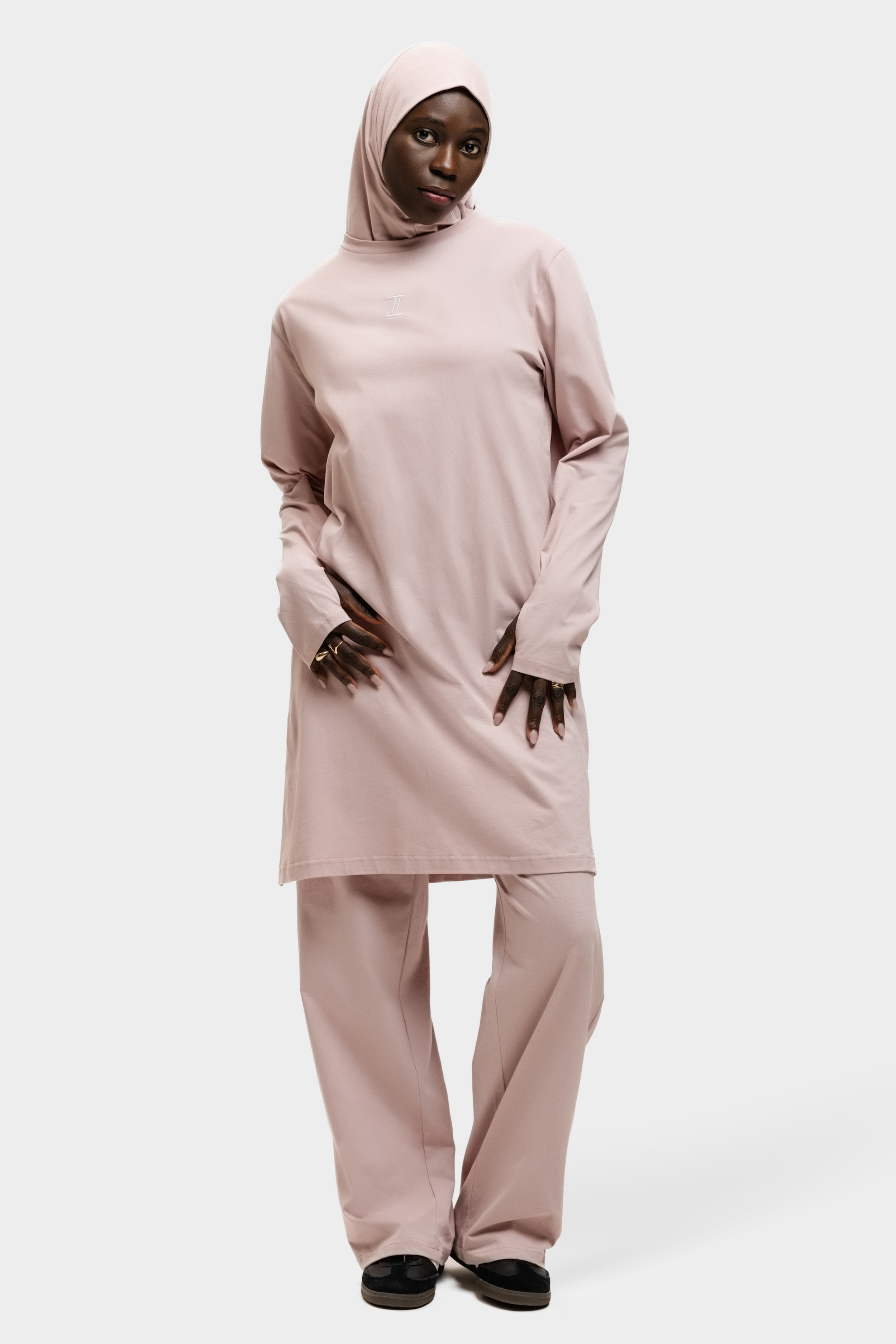 Cotton Training Top Greyish Pink