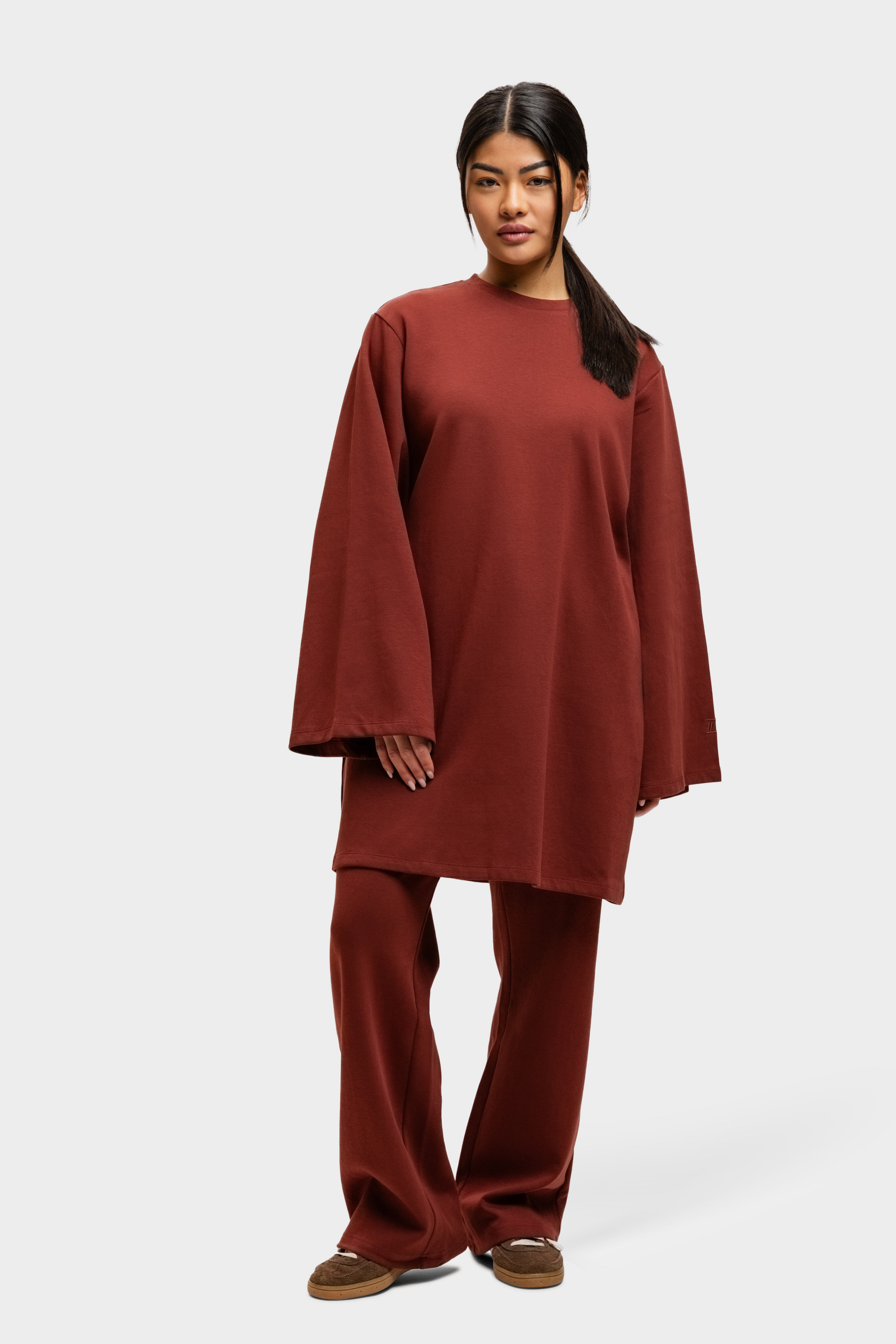 Cotton Joggers Cherry Red