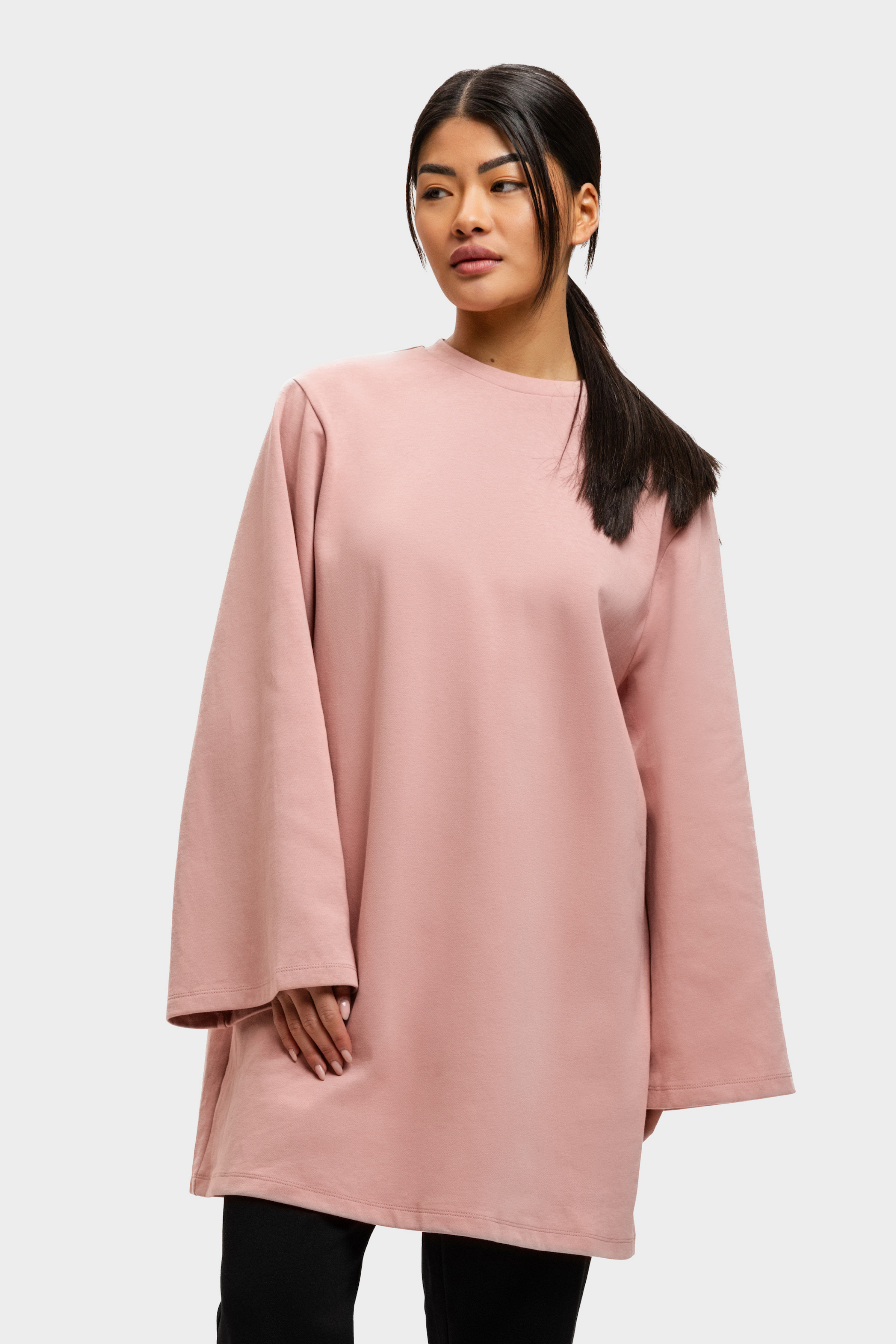 Cotton Oversized T-Shirt Dusty Pink