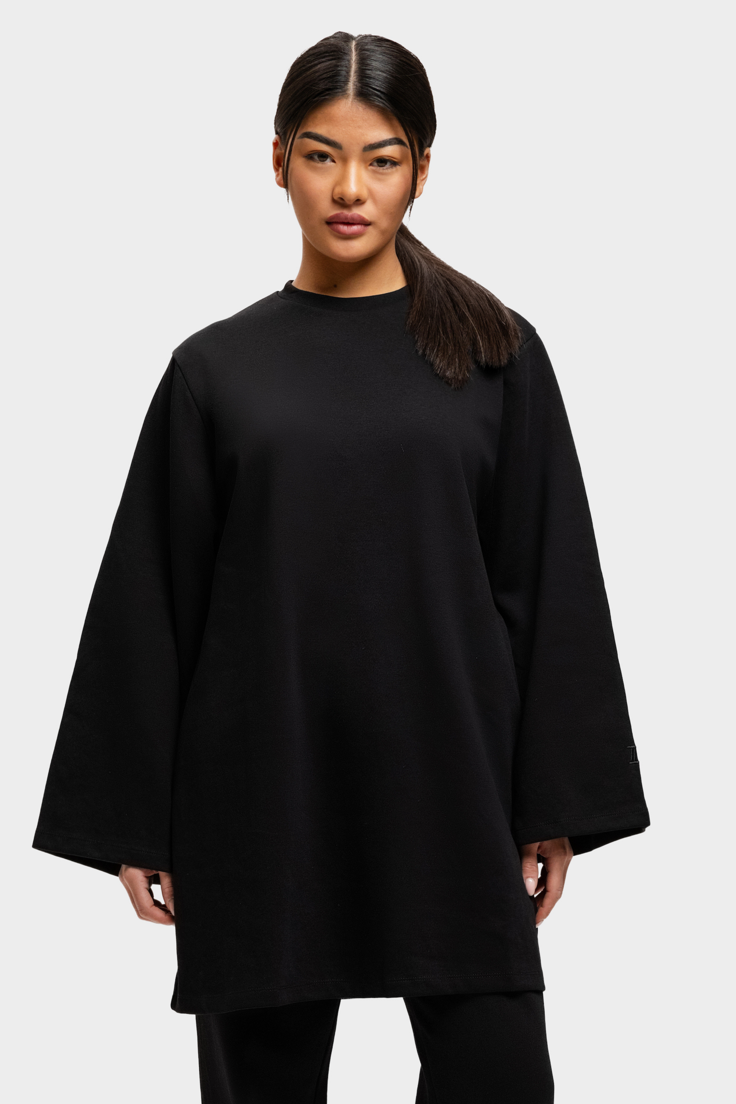 Cotton Oversized T-Shirt Black