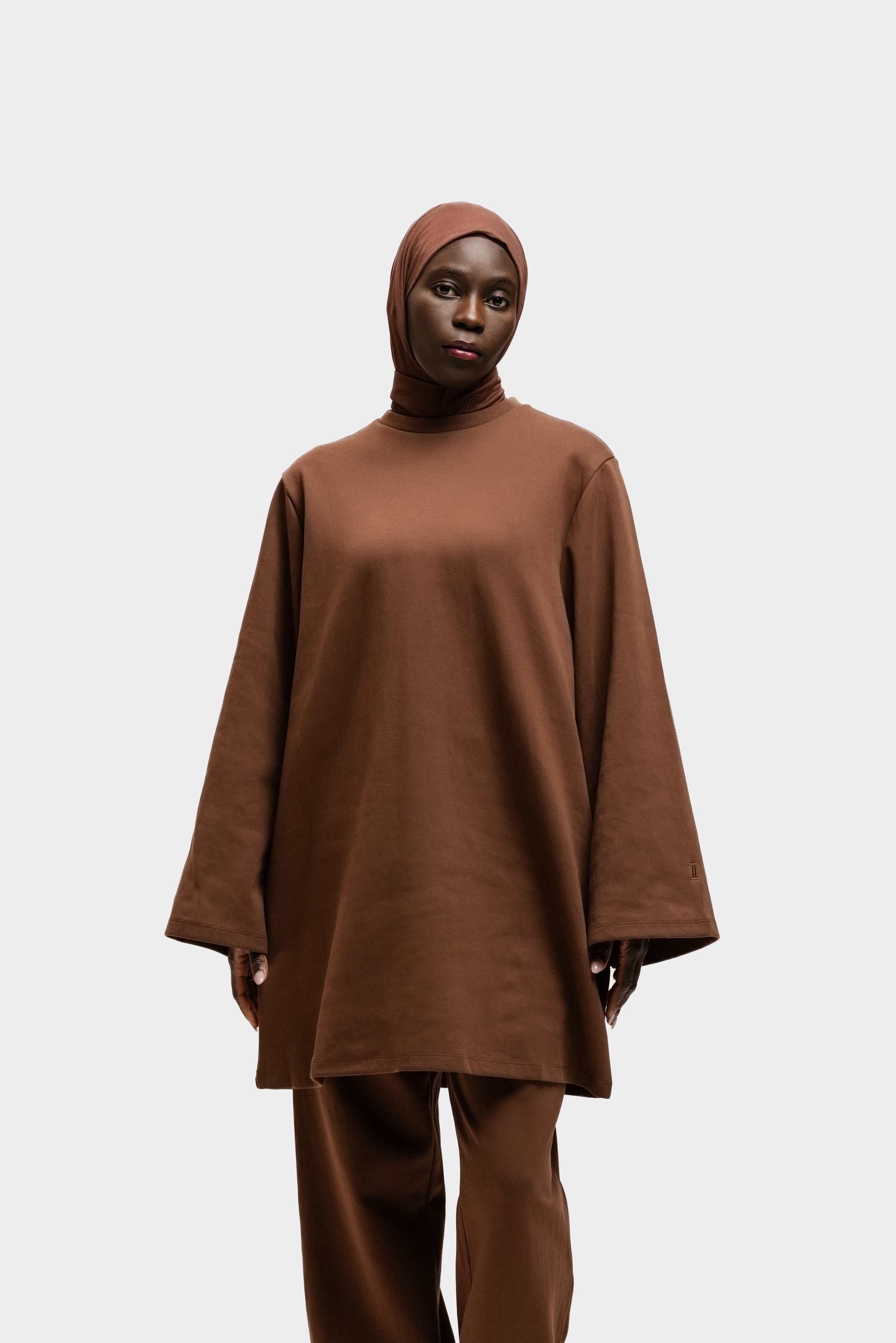 Instant Hijab Chocolate Brown