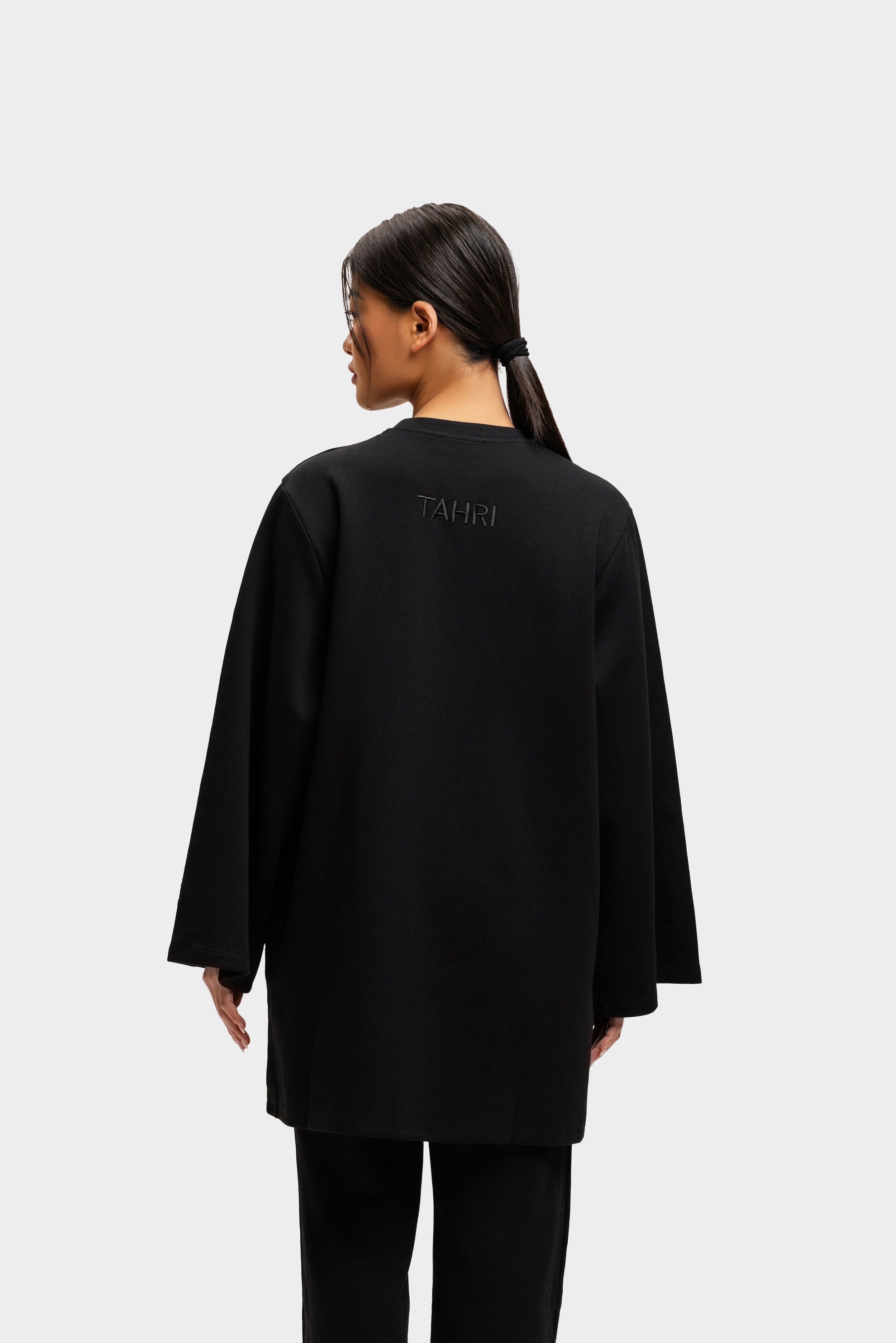 Cotton Oversized T-Shirt Black